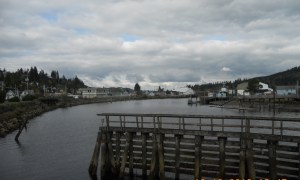 Fall sky off Riverside Bridge